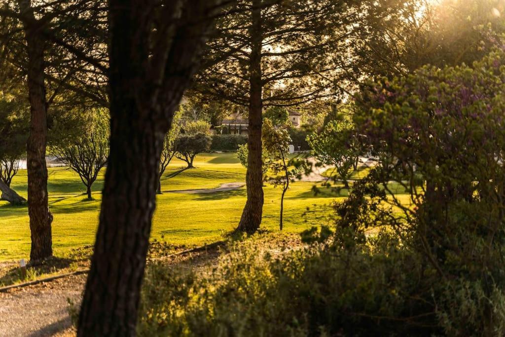 Magnifique Vue Lac Au Golf De Pont-Royal Mallemort Exteriér fotografie